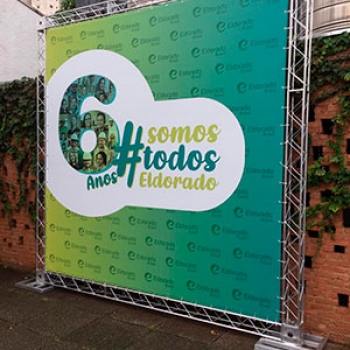 Montagem Backdrop de Alumínio Box Truss em Cabreuva