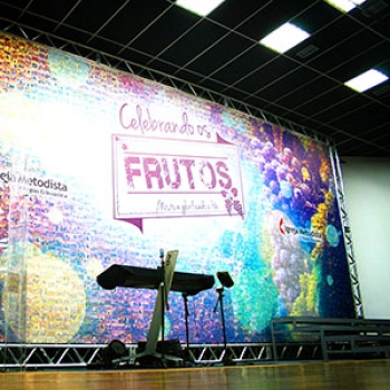 Montagem de Box Truss Para Banner em Santos