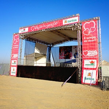 Montagem de Palco Em Alumínio em Santo Amaro